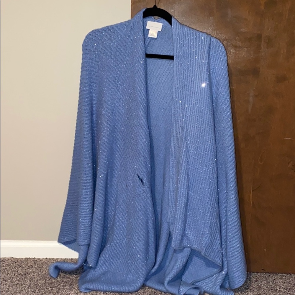 Beautiful blue holiday Sweater